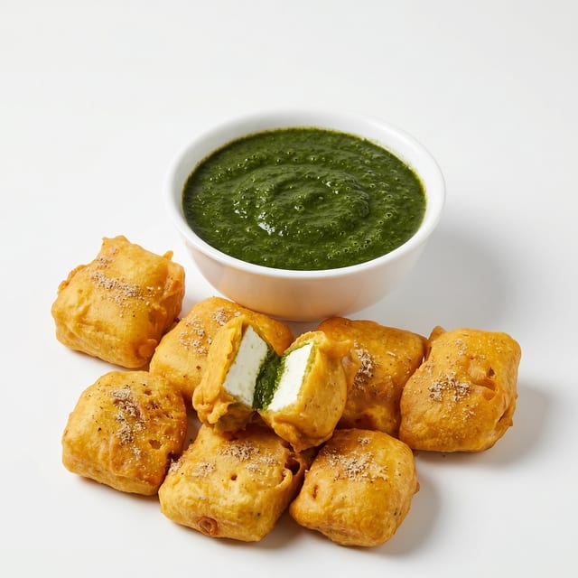 Gilded Paneer Pakora.