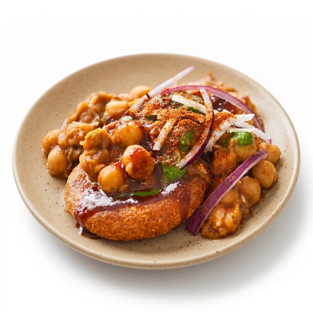 Chef Crafted Aloo Tikki Chaat.