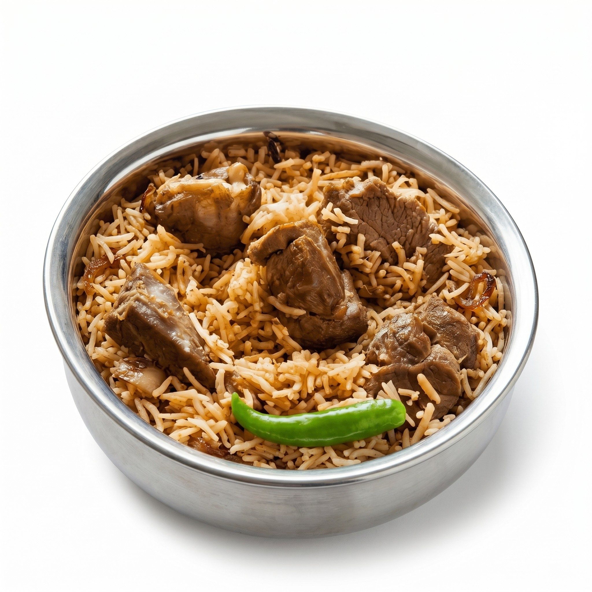 Chef Special Goat Biryani.